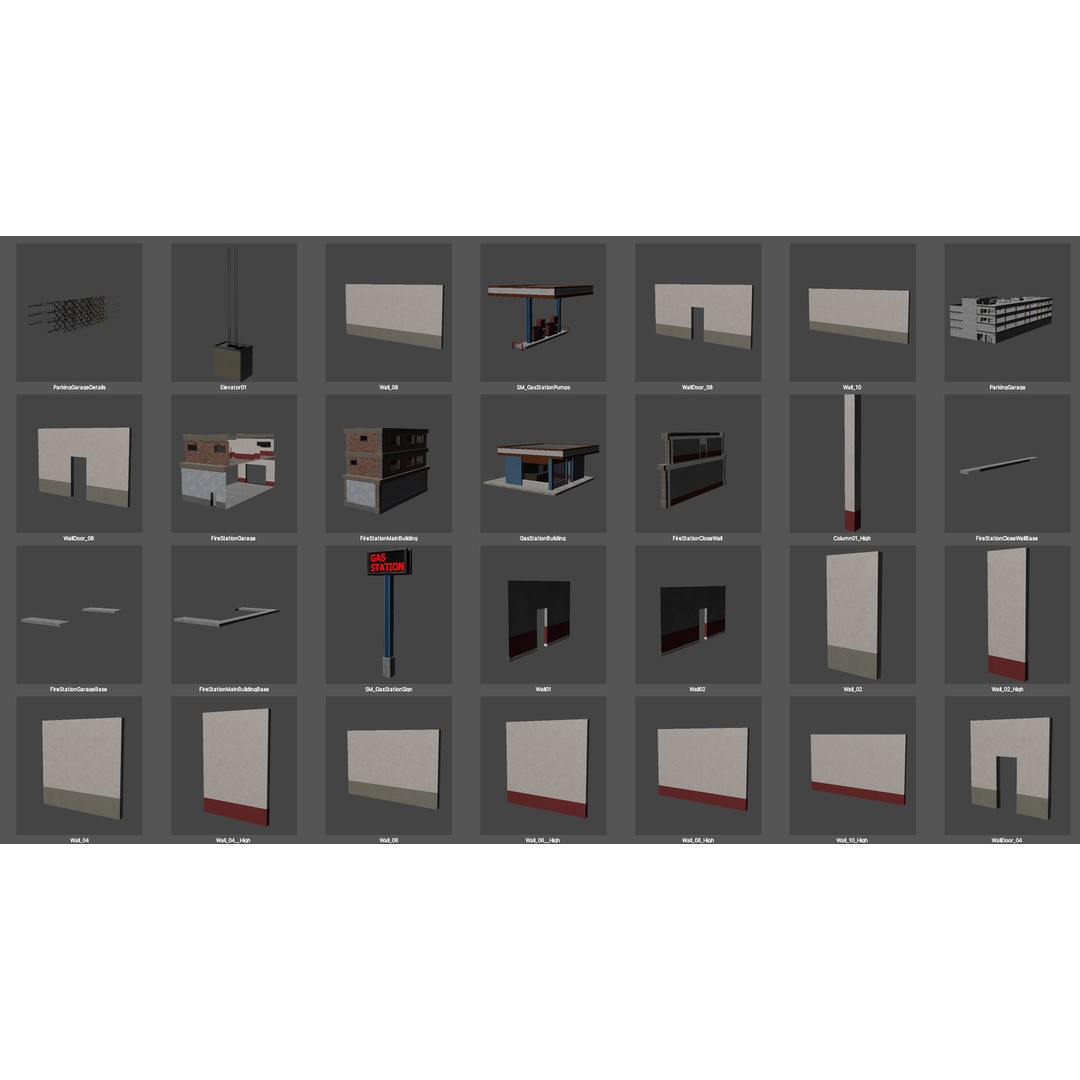 Complete City 3D Model – Low Poly Modular Asset Pack for Unity & Unreal - View 75
