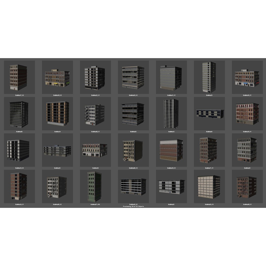 Complete City 3D Model – Low Poly Modular Asset Pack for Unity & Unreal - View 76