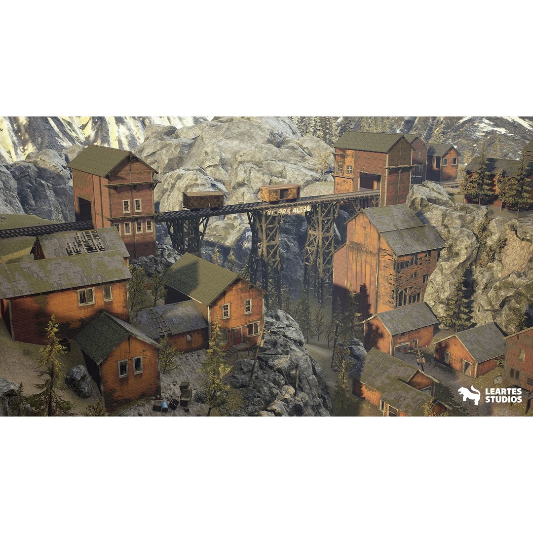 1900s Environments Mega Bundle 3D Model – Low Poly Game Ready Assets
