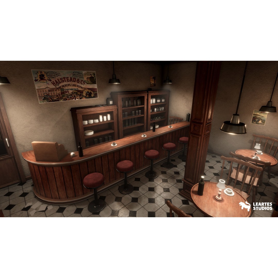 1900s Environments Mega Bundle 3D Model – Low Poly Game Ready Assets - View 12