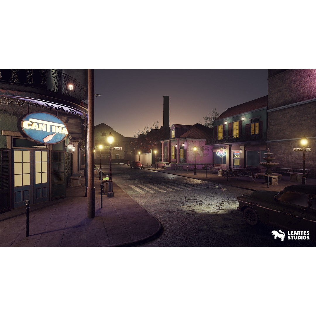 1900s Environments Mega Bundle 3D Model – Low Poly Game Ready Assets - View 14
