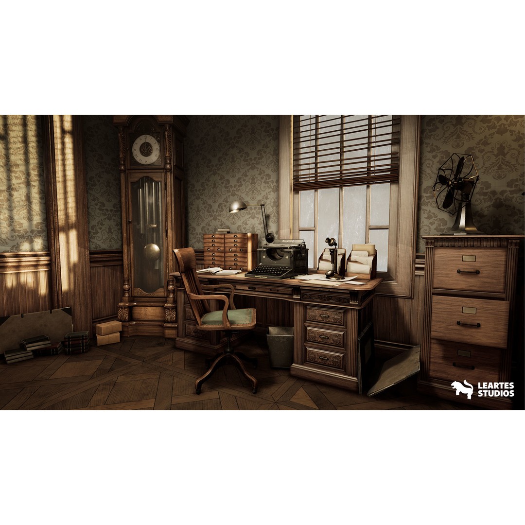 1900s Environments Mega Bundle 3D Model – Low Poly Game Ready Assets - View 20
