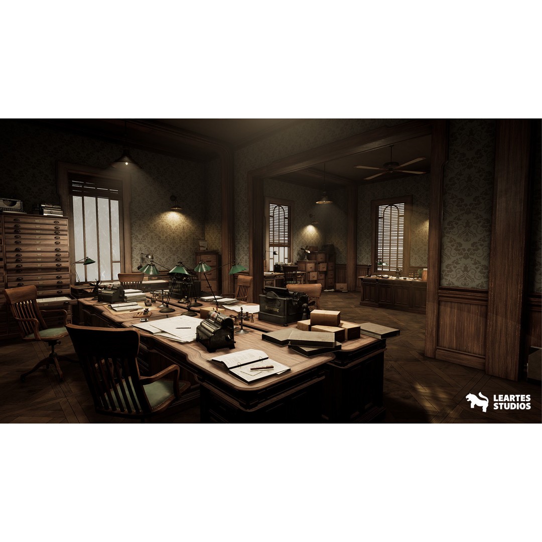 1900s Environments Mega Bundle 3D Model – Low Poly Game Ready Assets - View 21