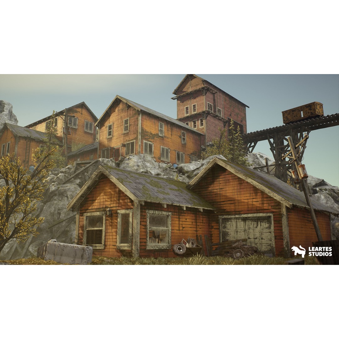1900s Environments Mega Bundle 3D Model – Low Poly Game Ready Assets - View 22