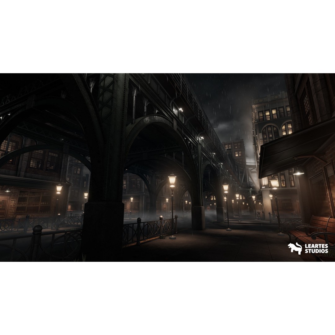 1900s Environments Mega Bundle 3D Model – Low Poly Game Ready Assets - View 9