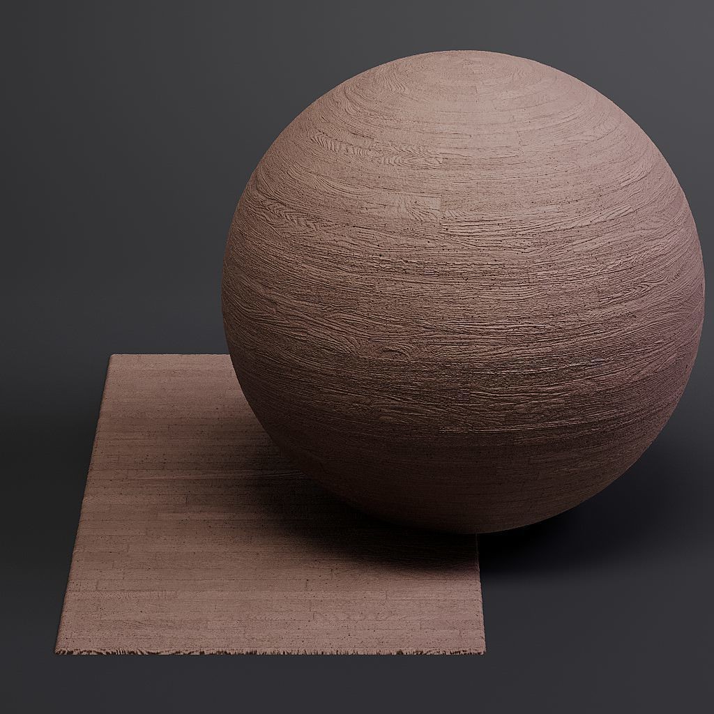 Concrete 3D Model – Structured PBR Materials, 8K Seamless Textures - View 13