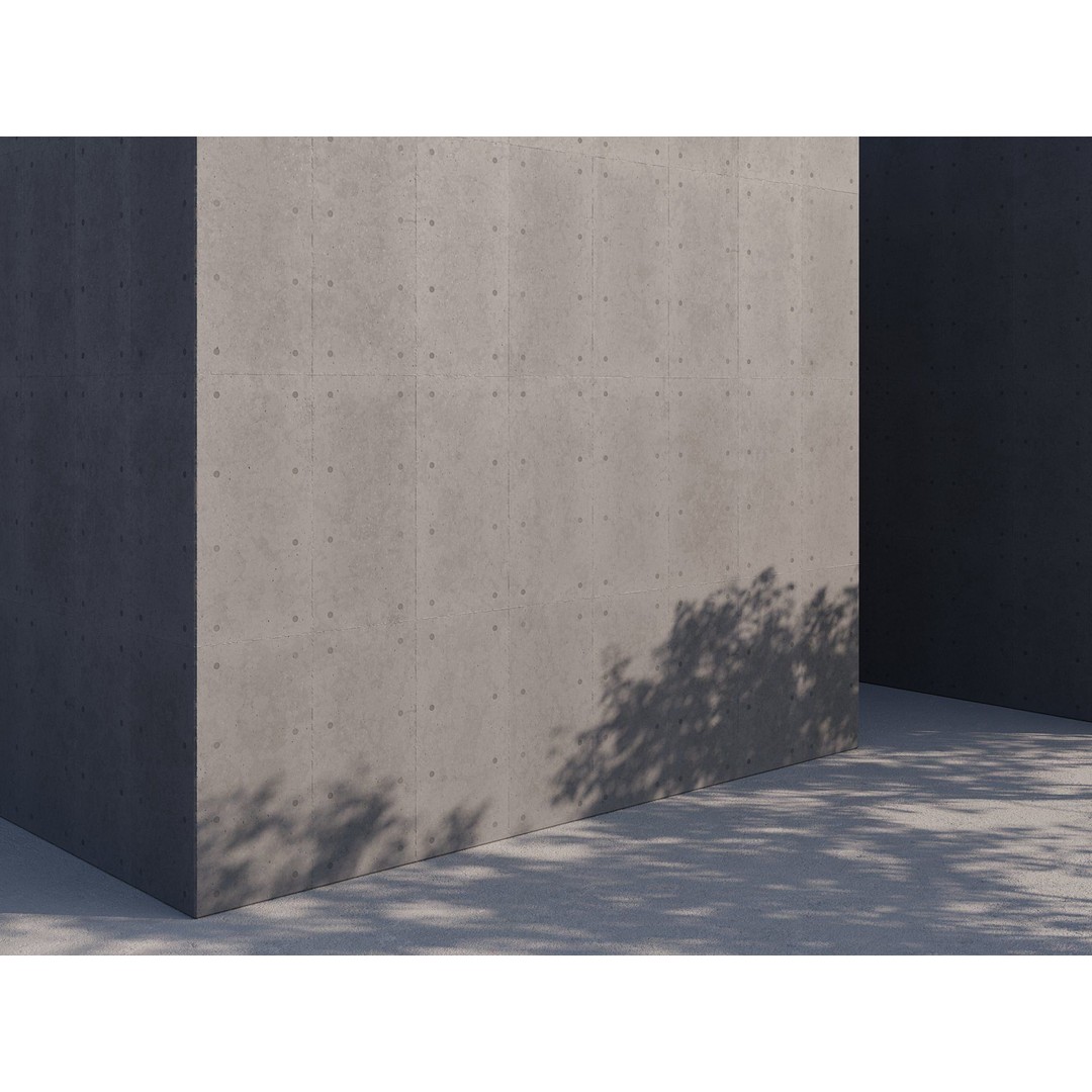 Concrete 3D Model – Structured PBR Materials, 8K Seamless Textures - View 18