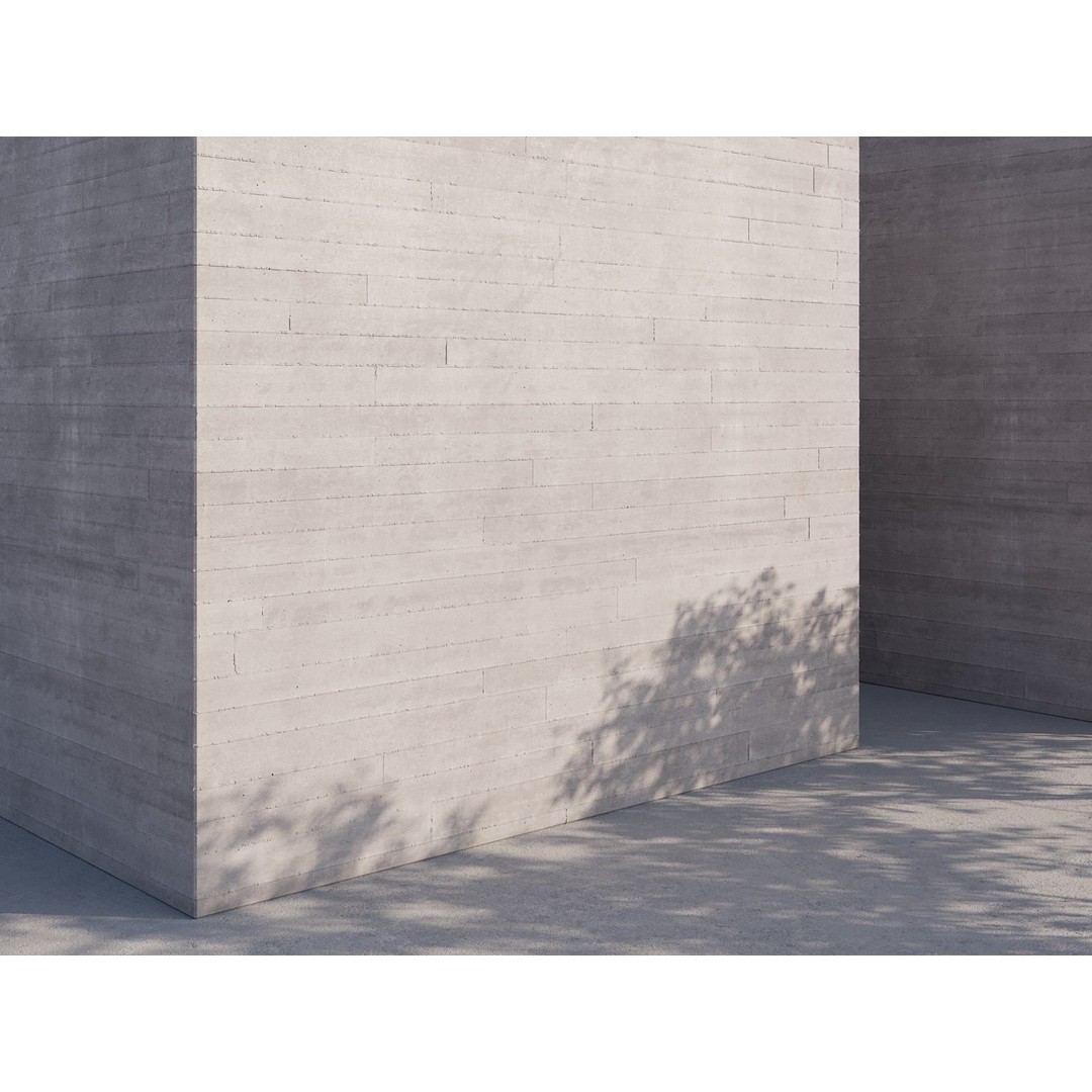 Concrete 3D Model – Structured PBR Materials, 8K Seamless Textures - View 24