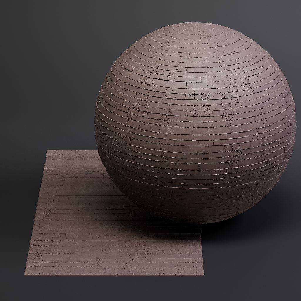 Concrete 3D Model – Structured PBR Materials, 8K Seamless Textures - View 37
