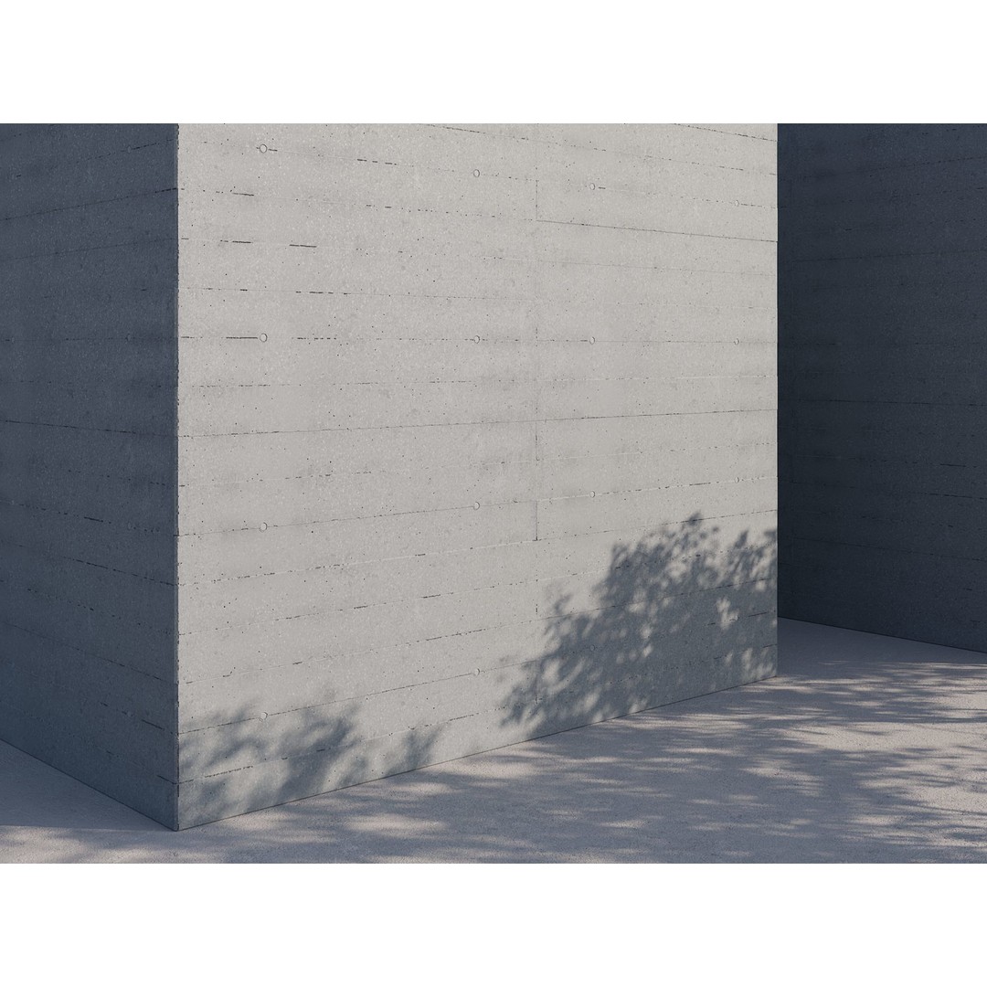 Concrete 3D Model – Structured PBR Materials, 8K Seamless Textures - View 40