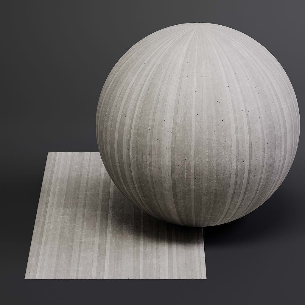 Concrete 3D Model – Structured PBR Materials, 8K Seamless Textures - View 49