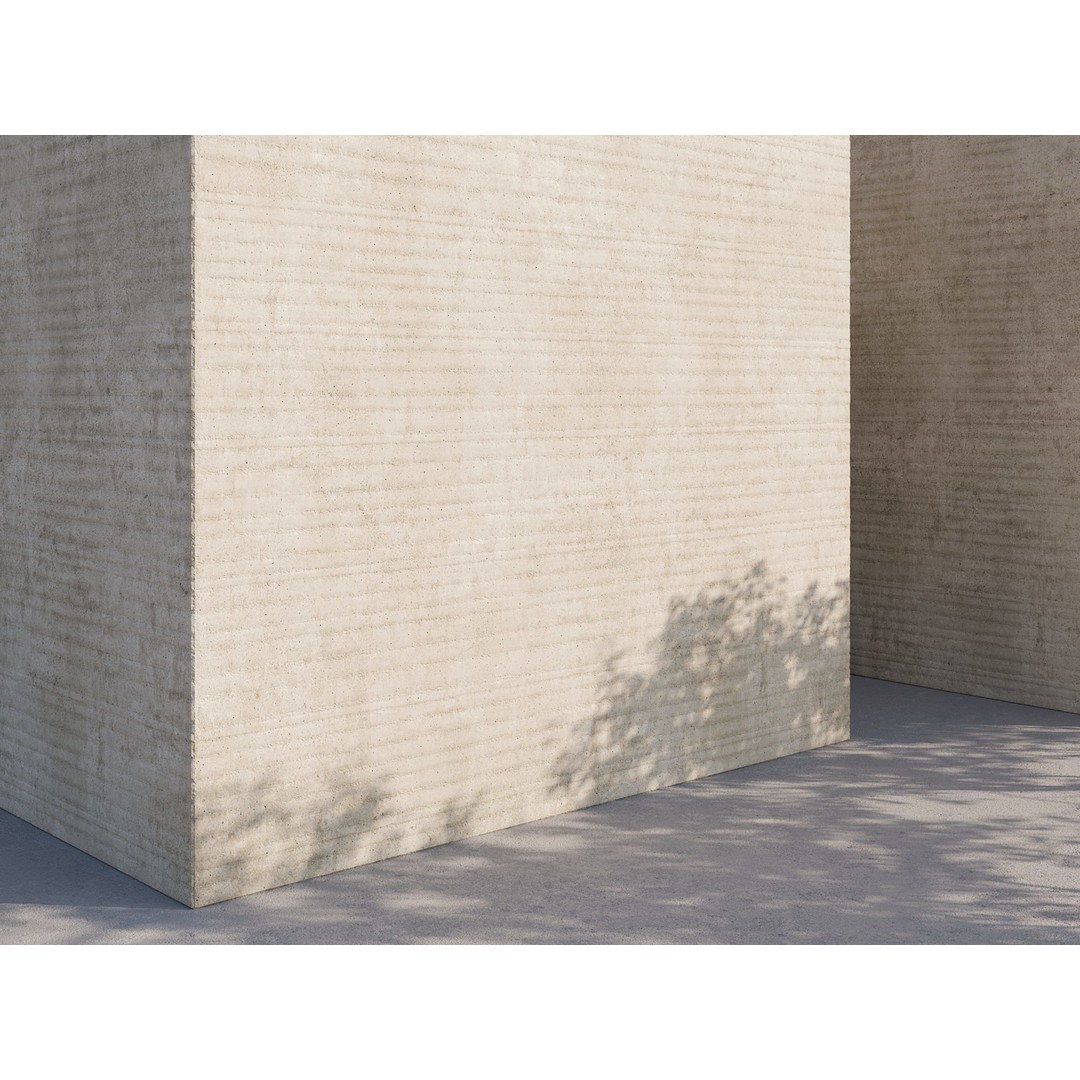 Concrete 3D Model – Structured PBR Materials, 8K Seamless Textures - View 52
