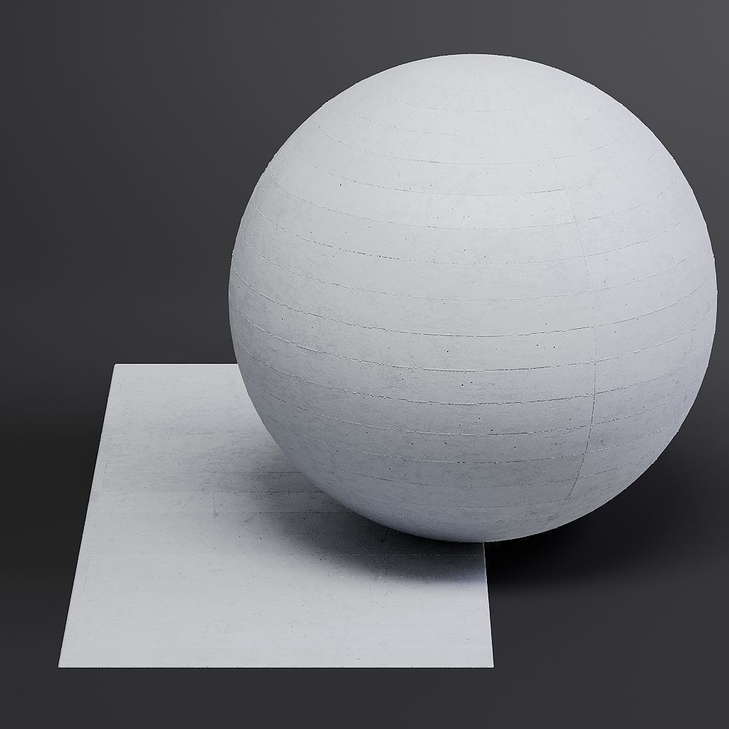 Concrete 3D Model – Structured PBR Materials, 8K Seamless Textures - View 57