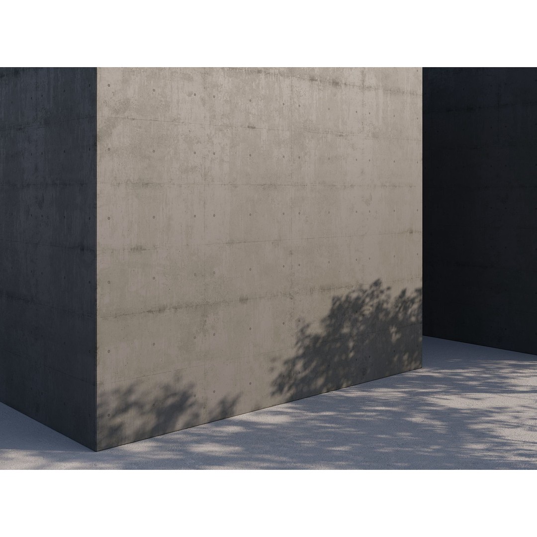 Concrete 3D Model – Structured PBR Materials, 8K Seamless Textures - View 64
