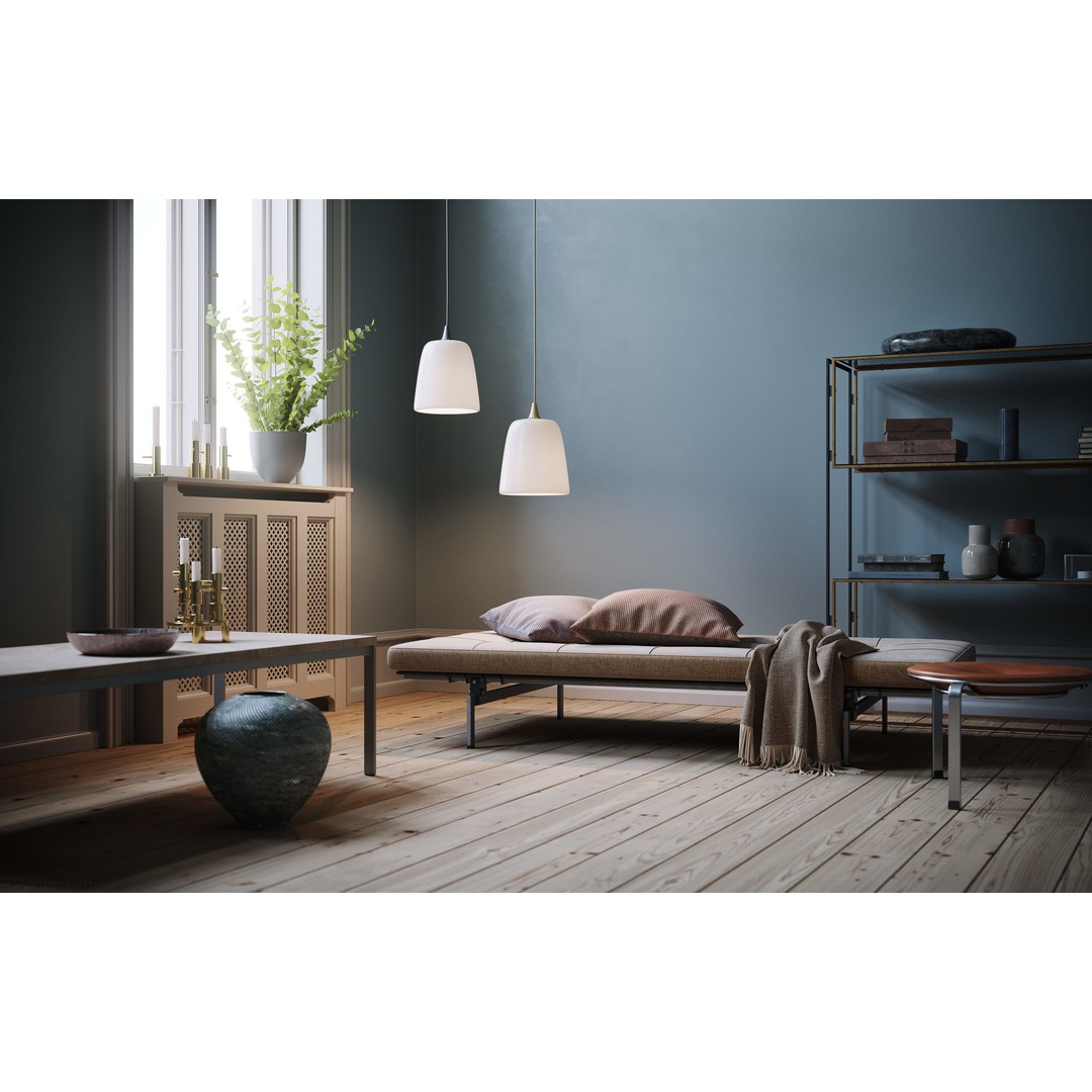 Twin Lamps 3D Model – Fully Textured Interior Scene with Lighting Setup - View 4