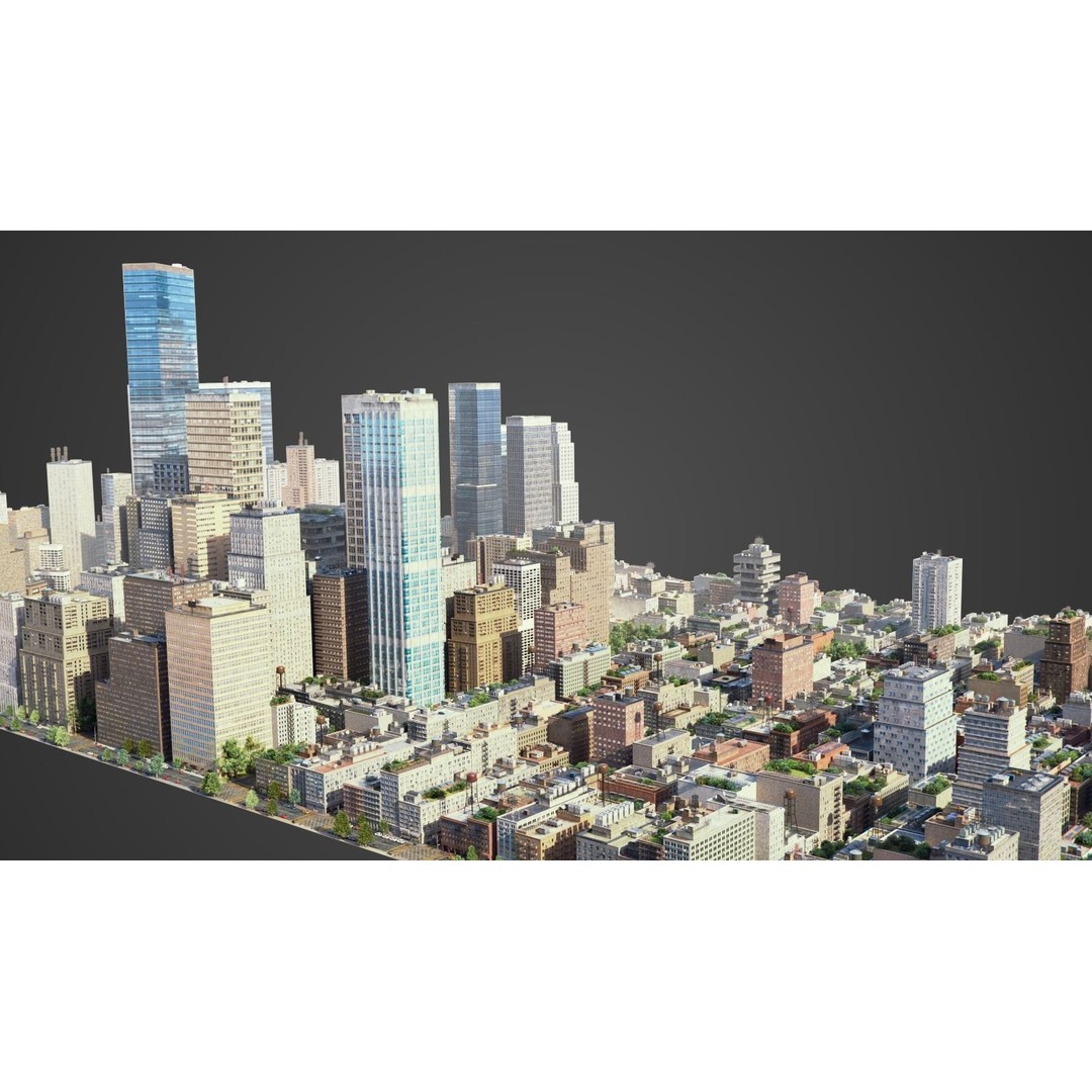 City R5 3D Model – Real World Scale Urban Environment, V-Ray - View 10