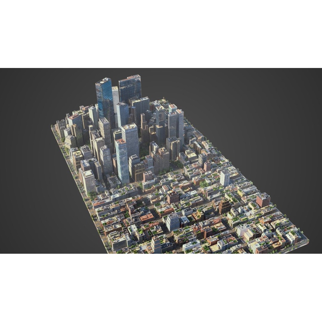 City R5 3D Model – Real World Scale Urban Environment, V-Ray - View 11