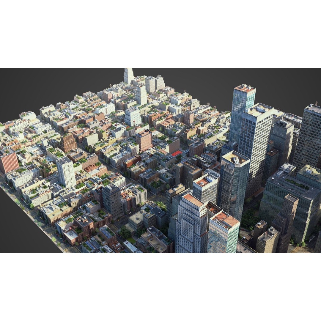City R5 3D Model – Real World Scale Urban Environment, V-Ray - View 13
