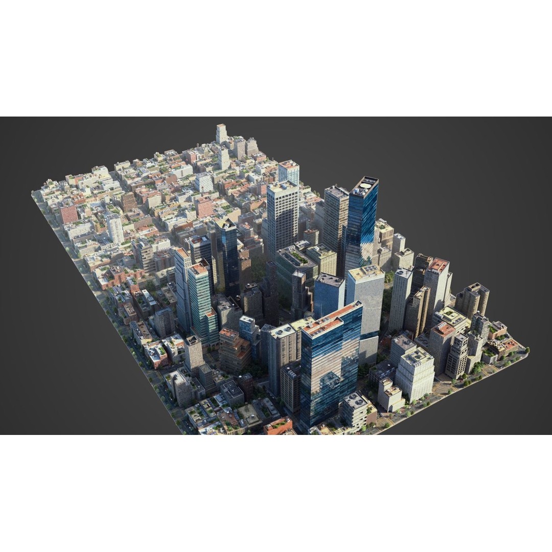 City R5 3D Model – Real World Scale Urban Environment, V-Ray - View 14