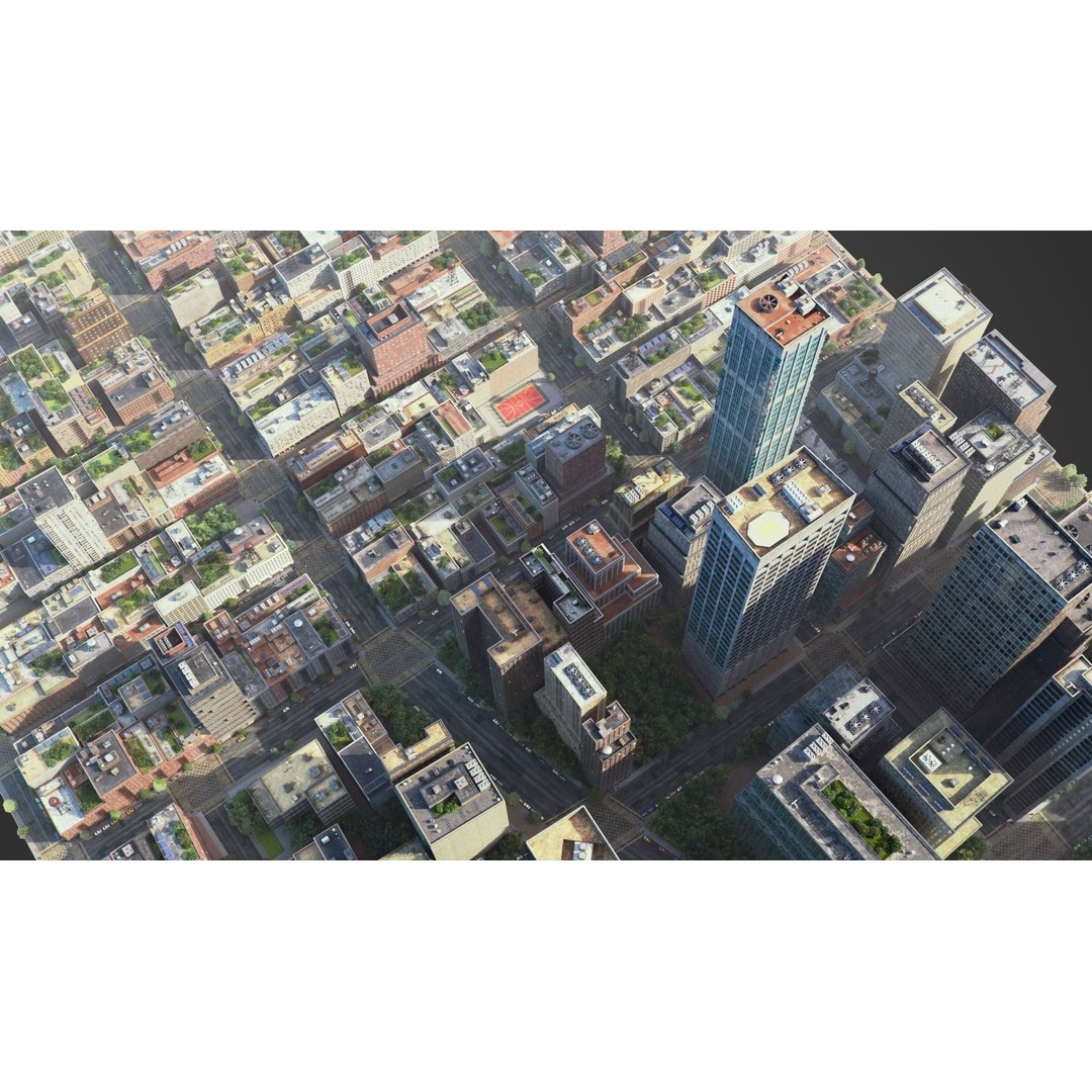 City R5 3D Model – Real World Scale Urban Environment, V-Ray - View 15