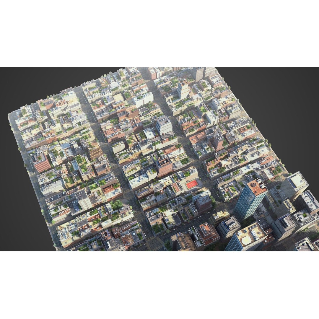 City R5 3D Model – Real World Scale Urban Environment, V-Ray - View 17