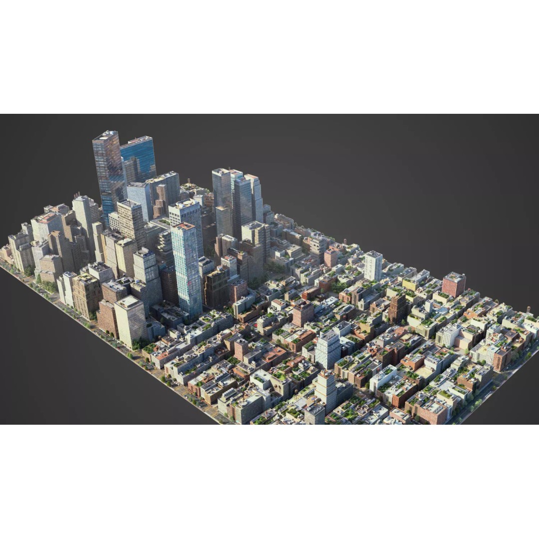 City R5 3D Model – Real World Scale Urban Environment, V-Ray - View 2