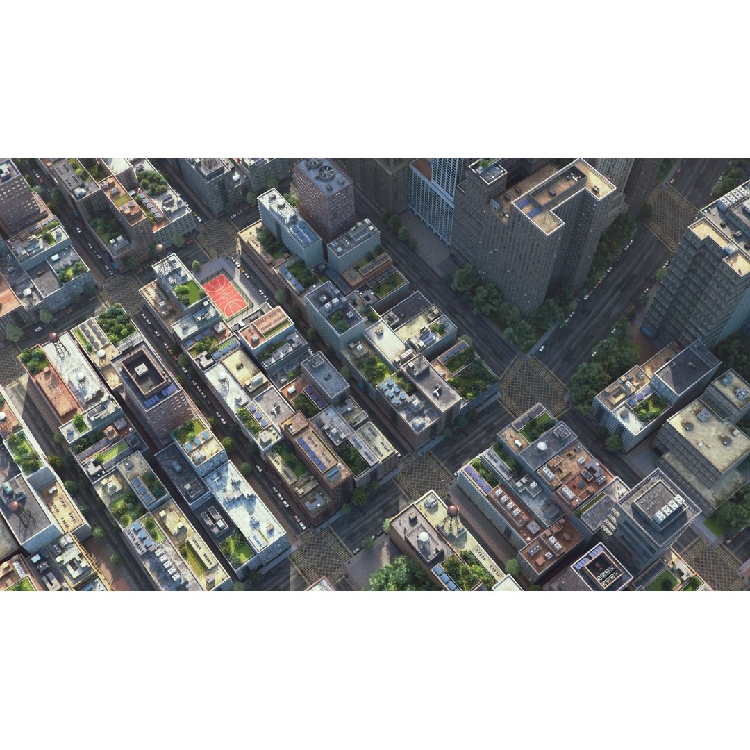 City R5 3D Model – Real World Scale Urban Environment, V-Ray - View 20