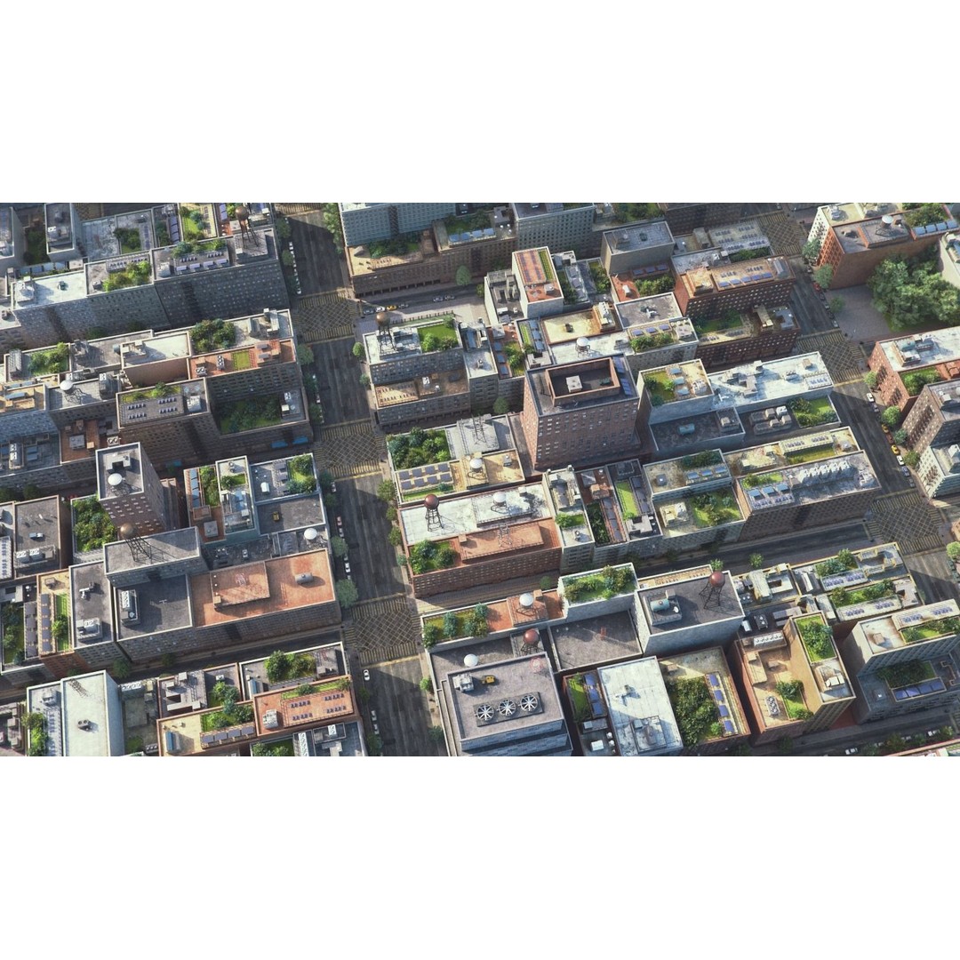 City R5 3D Model – Real World Scale Urban Environment, V-Ray - View 21