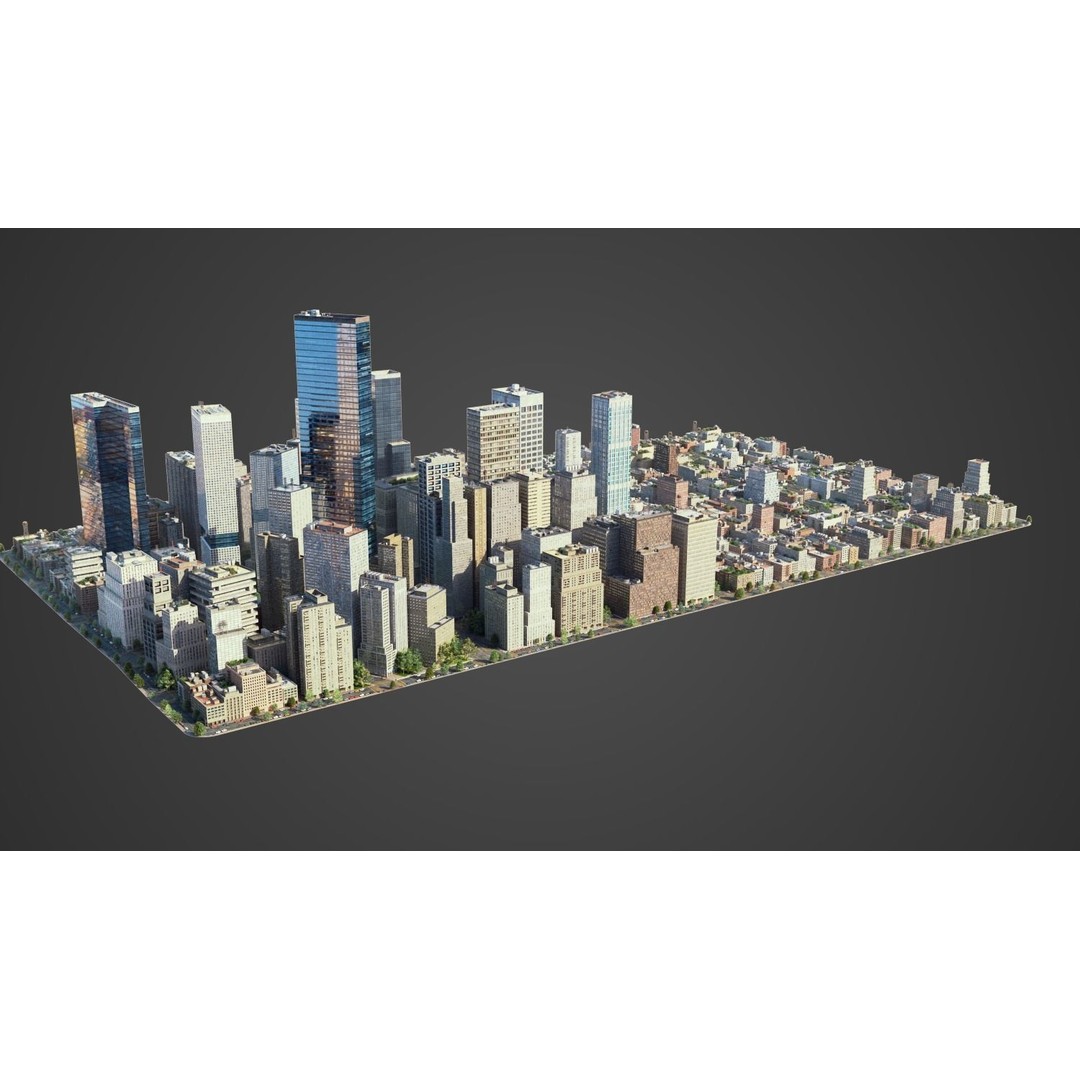 City R5 3D Model – Real World Scale Urban Environment, V-Ray - View 26