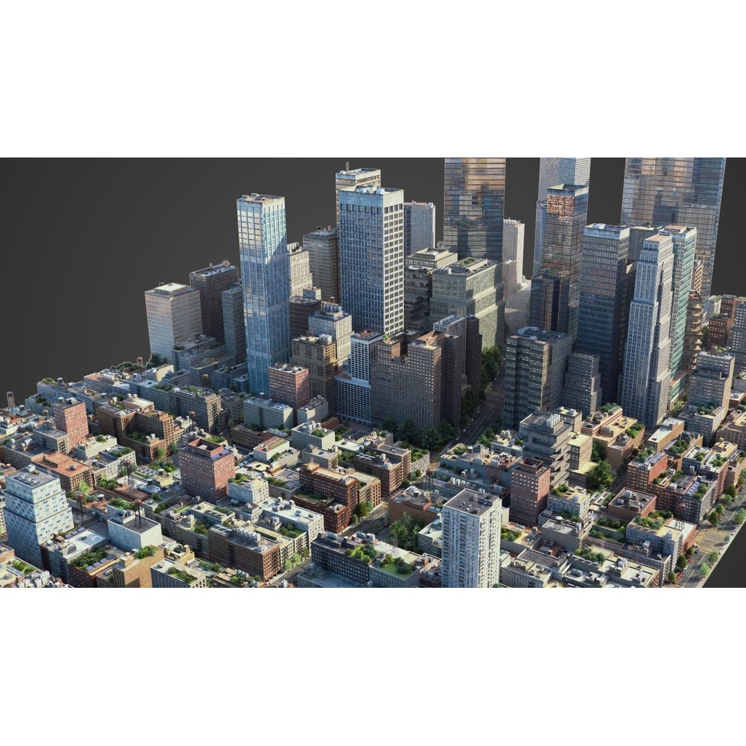 City R5 3D Model – Real World Scale Urban Environment, V-Ray - View 28