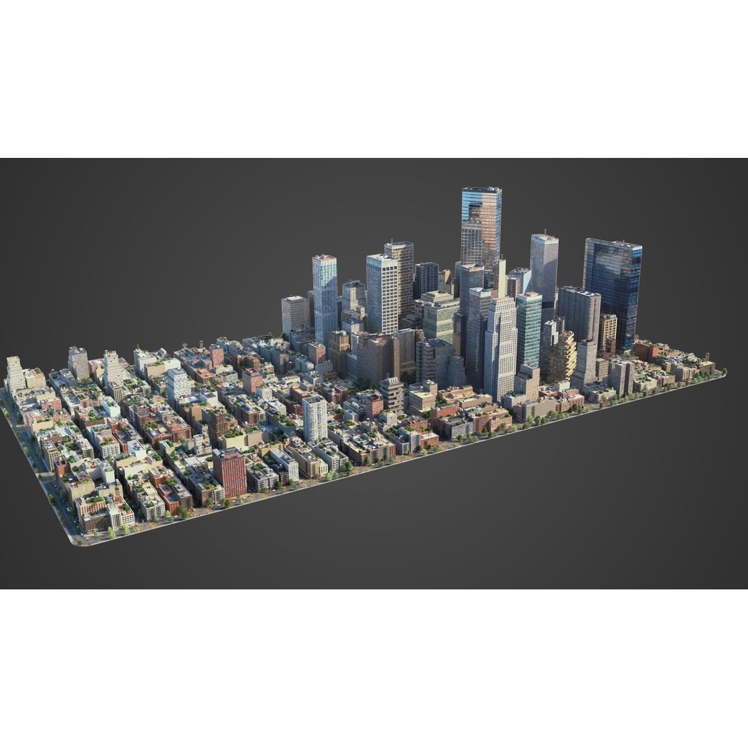City R5 3D Model – Real World Scale Urban Environment, V-Ray - View 29