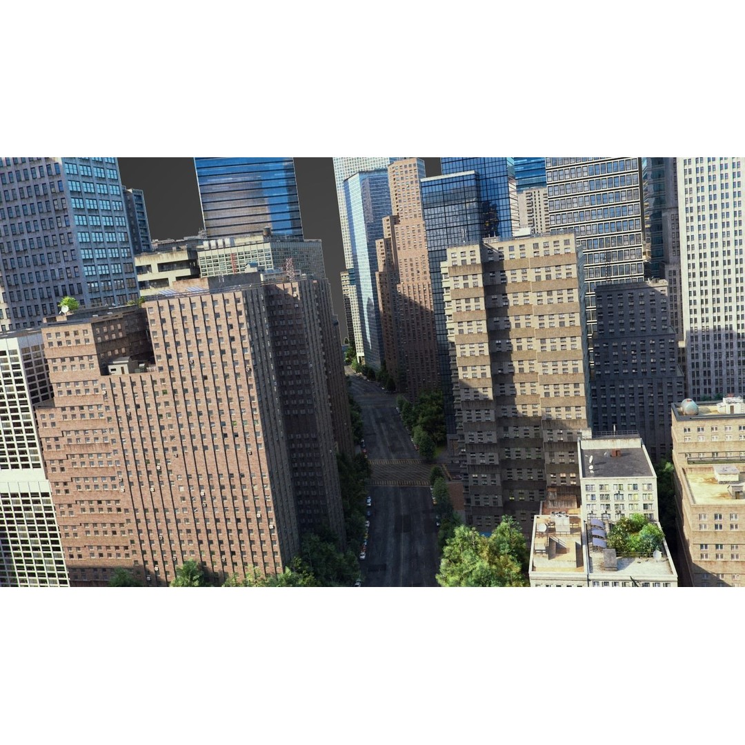 City R5 3D Model – Real World Scale Urban Environment, V-Ray - View 33