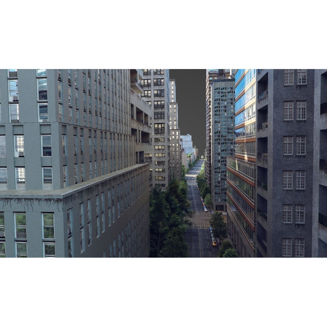 City R5 3D Model – Real World Scale Urban Environment, V-Ray - View 35