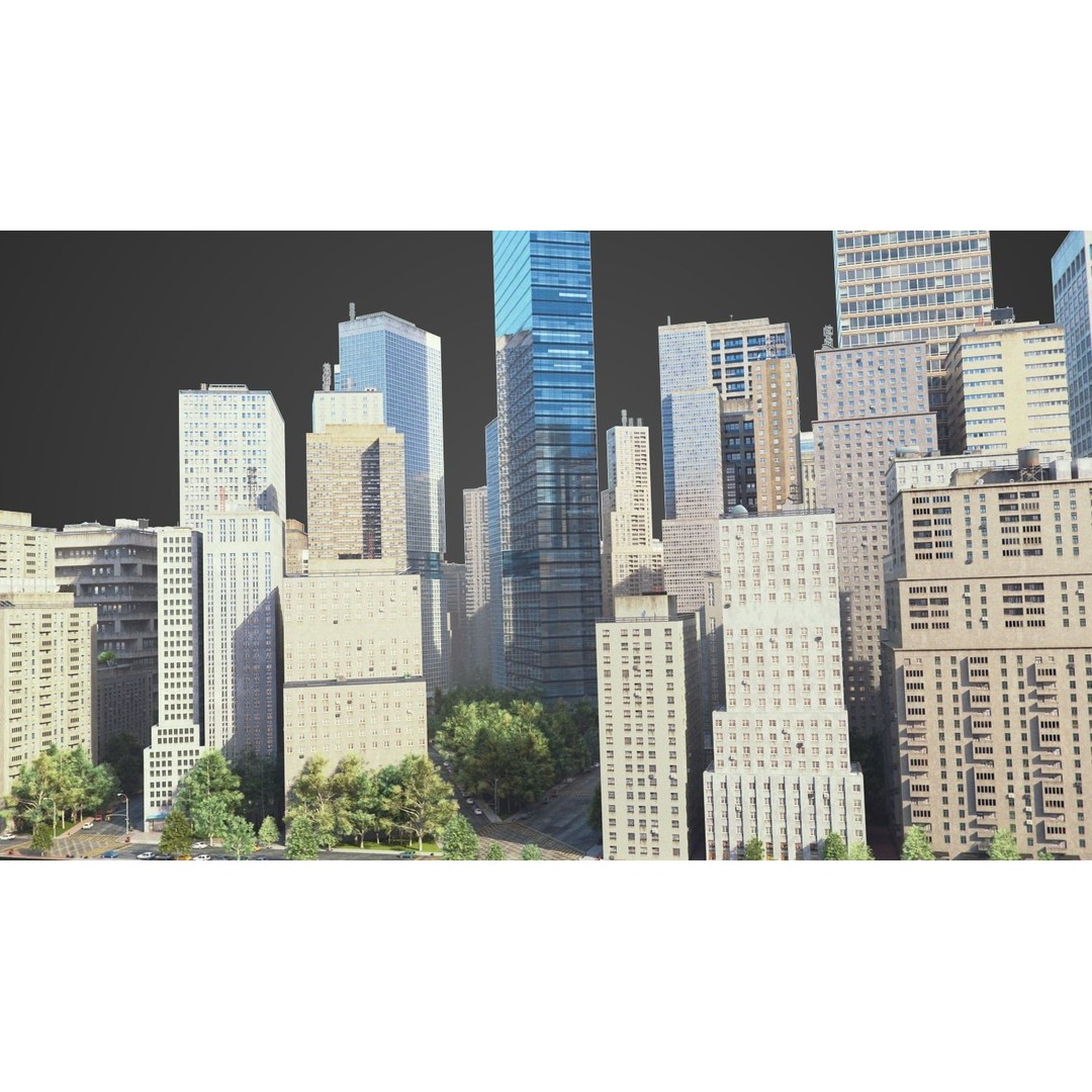 City R5 3D Model – Real World Scale Urban Environment, V-Ray - View 38