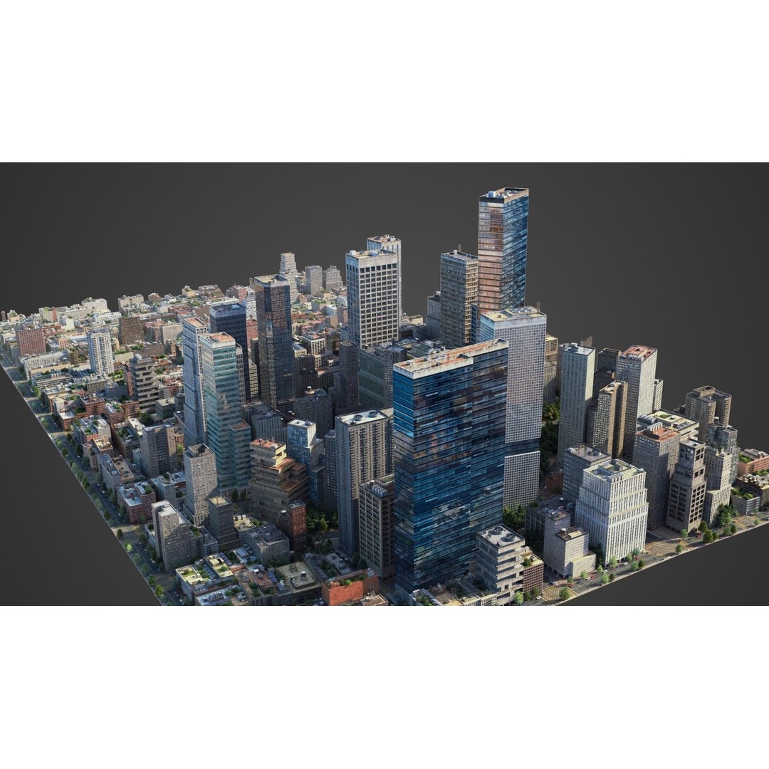 City R5 3D Model – Real World Scale Urban Environment, V-Ray - View 4