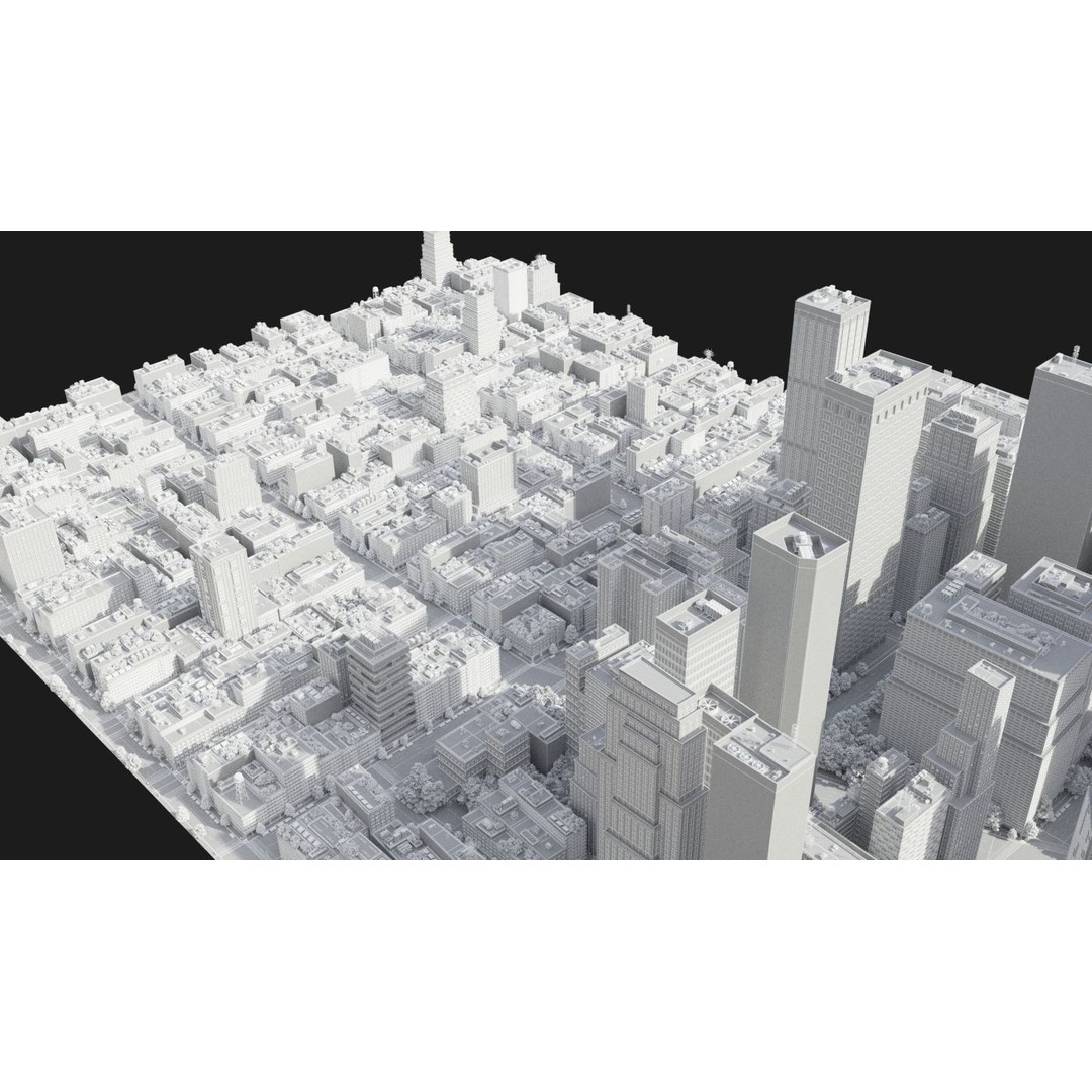 City R5 3D Model – Real World Scale Urban Environment, V-Ray - View 42