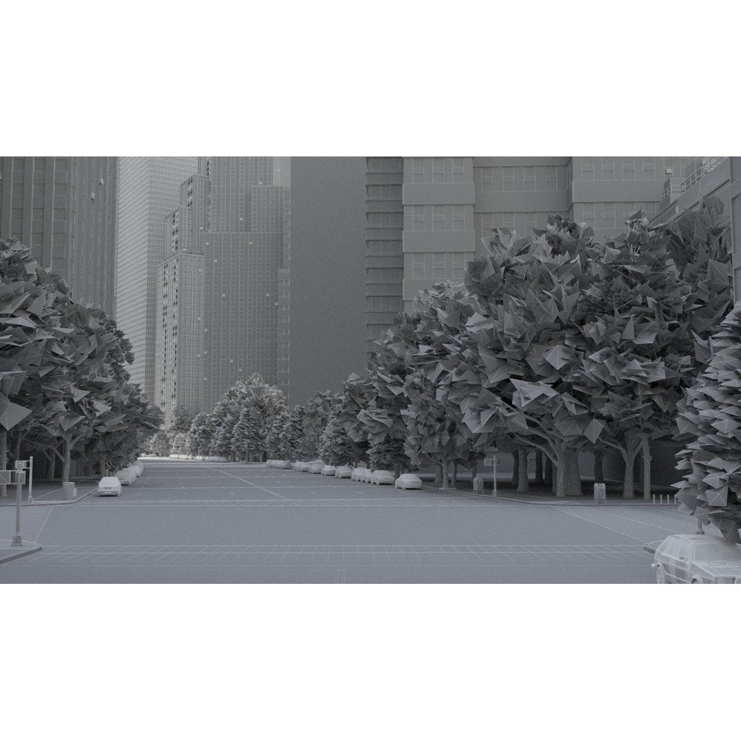 City R5 3D Model – Real World Scale Urban Environment, V-Ray - View 43