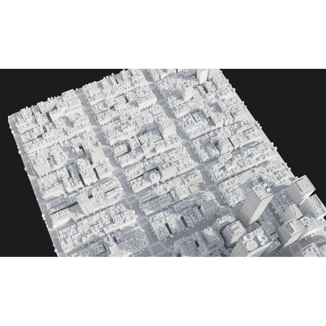 City R5 3D Model – Real World Scale Urban Environment, V-Ray - View 44