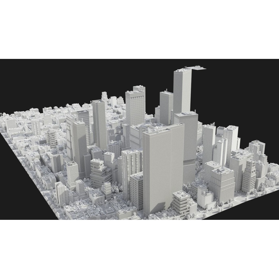 City R5 3D Model – Real World Scale Urban Environment, V-Ray - View 46