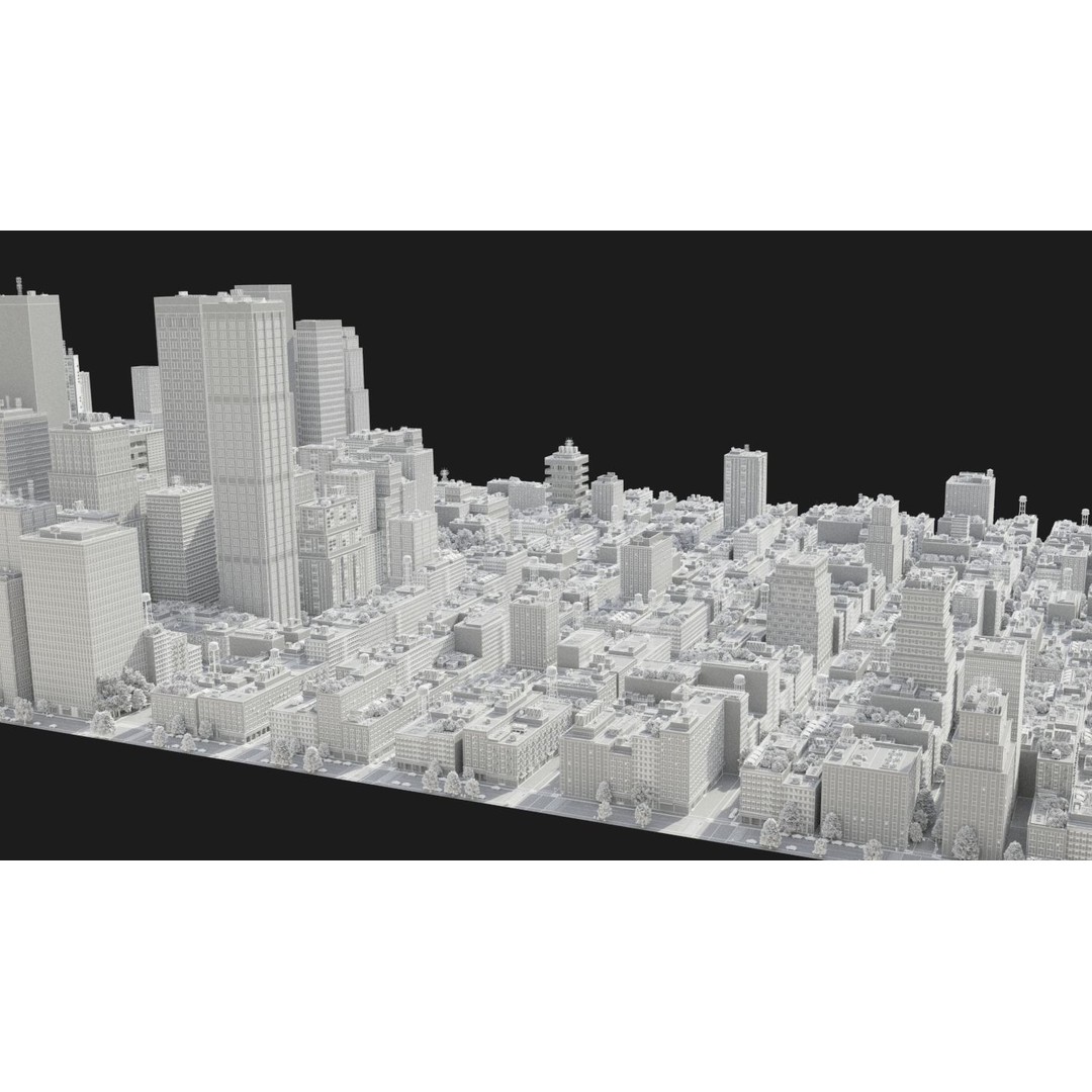 City R5 3D Model – Real World Scale Urban Environment, V-Ray - View 47