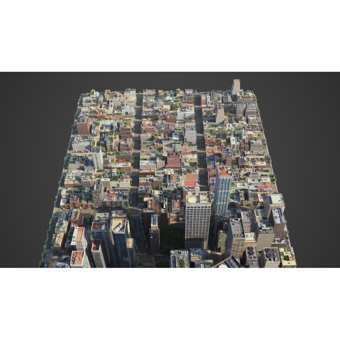 City R5 3D Model – Real World Scale Urban Environment, V-Ray - View 6