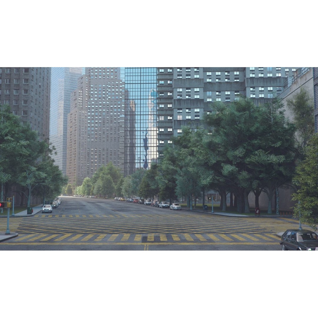 City R5 3D Model – Real World Scale Urban Environment, V-Ray - View 8