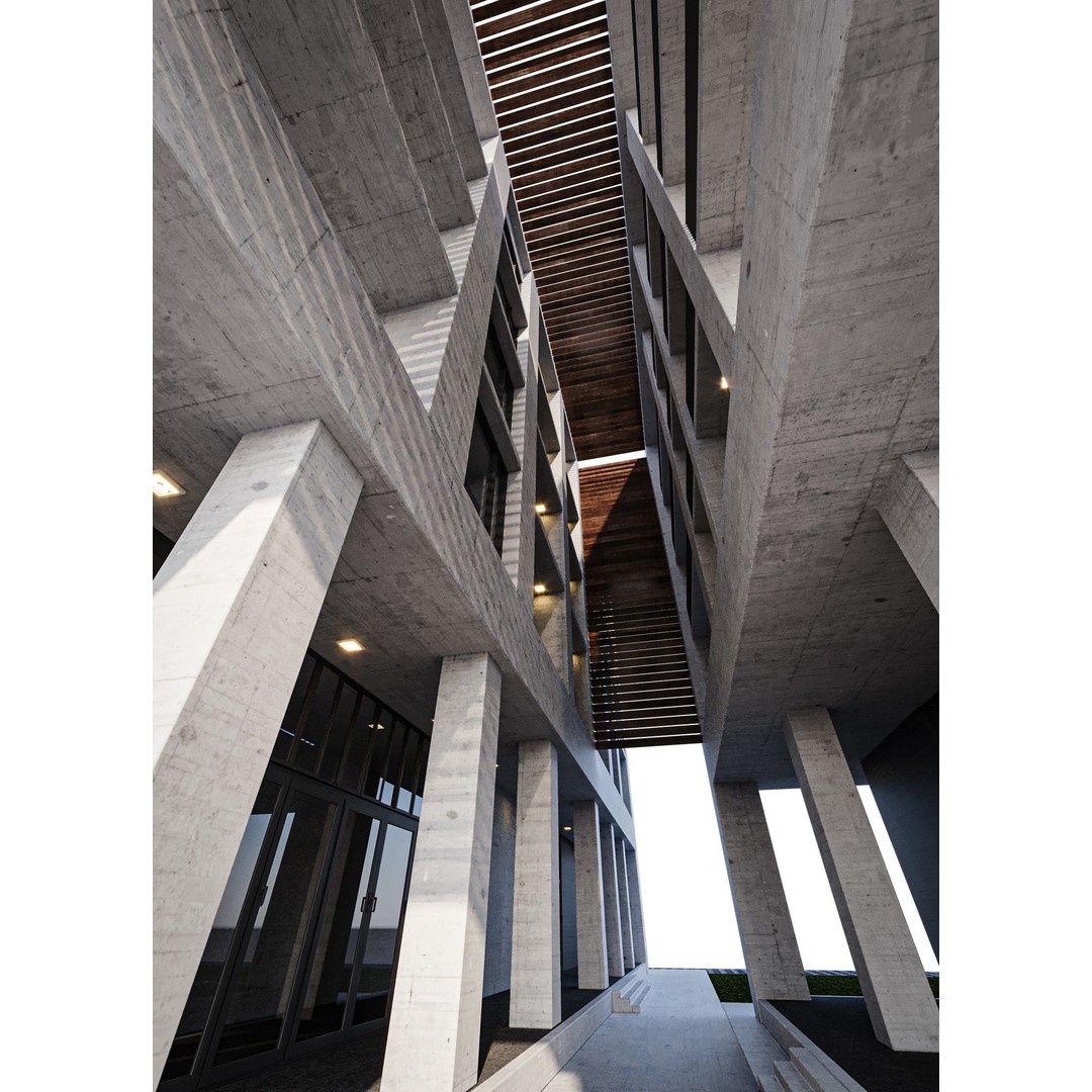 Apartment Building 3D Model – High Poly PBR Asset, FBX & Blender - View 14