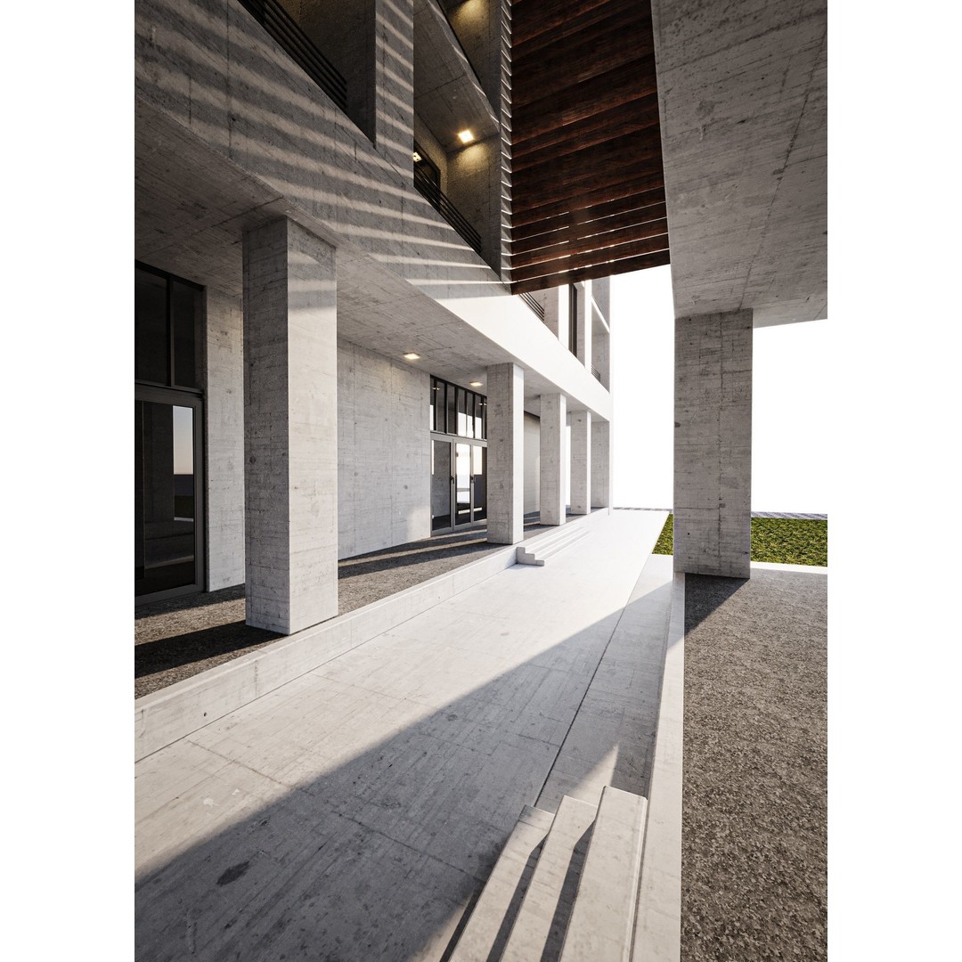 Apartment Building 3D Model – High Poly PBR Asset, FBX & Blender - View 15