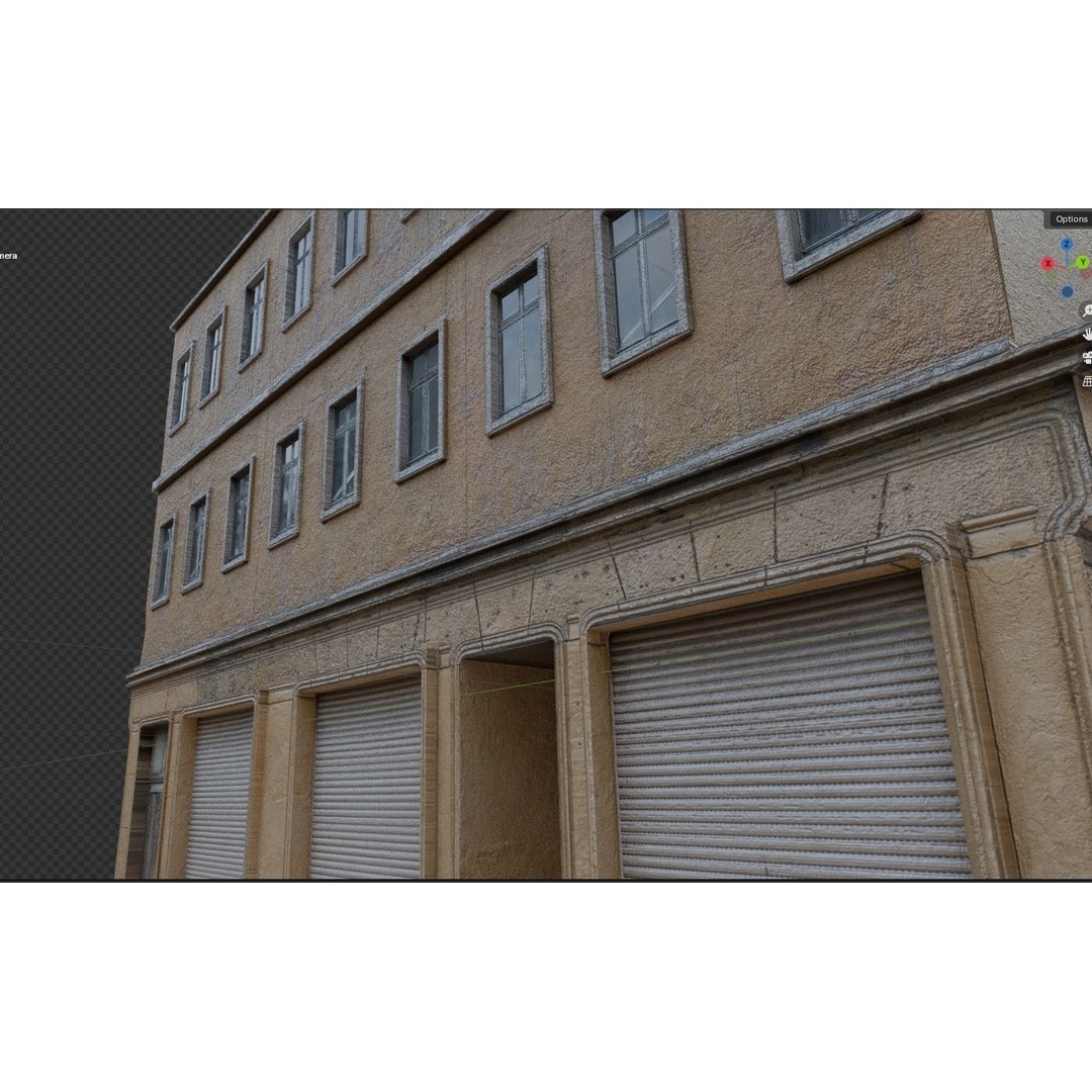Old Buildings 3D Model – Low Poly Game-Ready Pack, FBX, OBJ, Blender - View 12