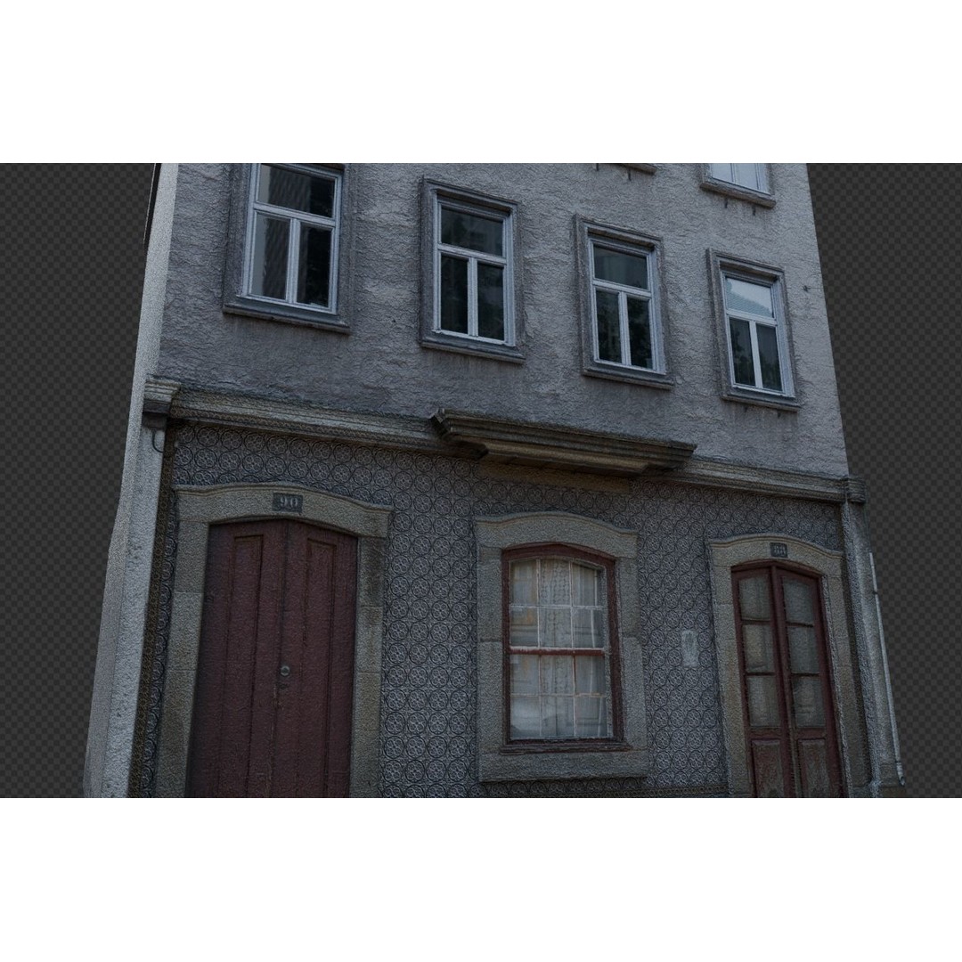 Old Buildings 3D Model – Low Poly Game-Ready Pack, FBX, OBJ, Blender - View 37