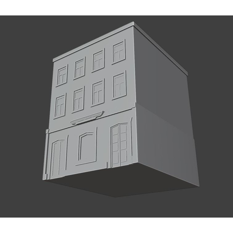 Old Buildings 3D Model – Low Poly Game-Ready Pack, FBX, OBJ, Blender - View 39
