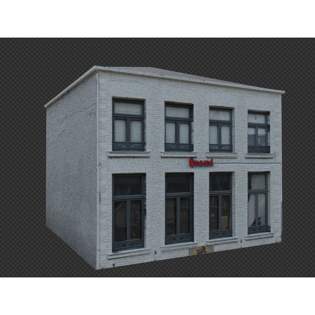 Old Buildings 3D Model – Low Poly Game-Ready Pack, FBX, OBJ, Blender - View 46