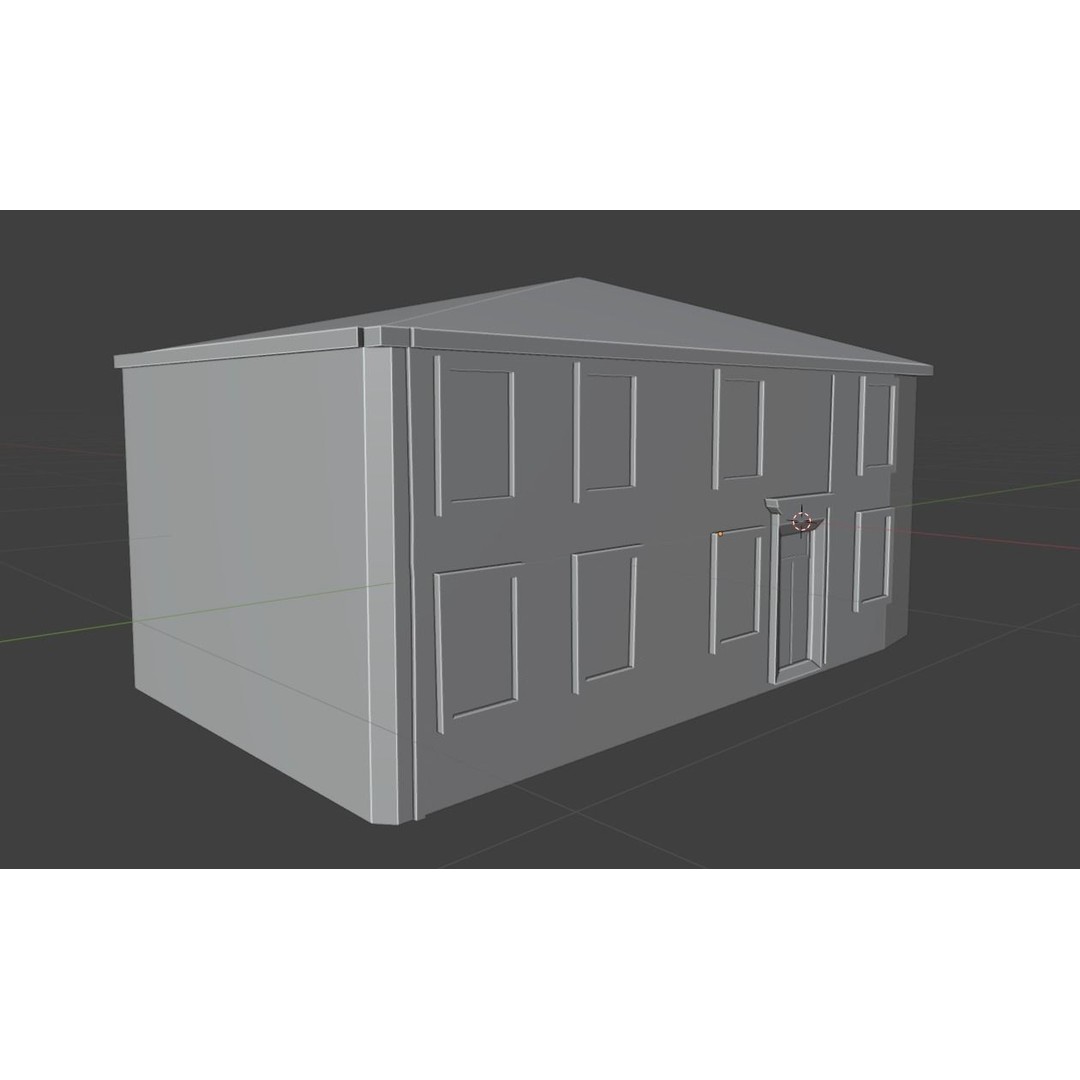 Old Buildings 3D Model – Low Poly Game-Ready Pack, FBX, OBJ, Blender - View 6