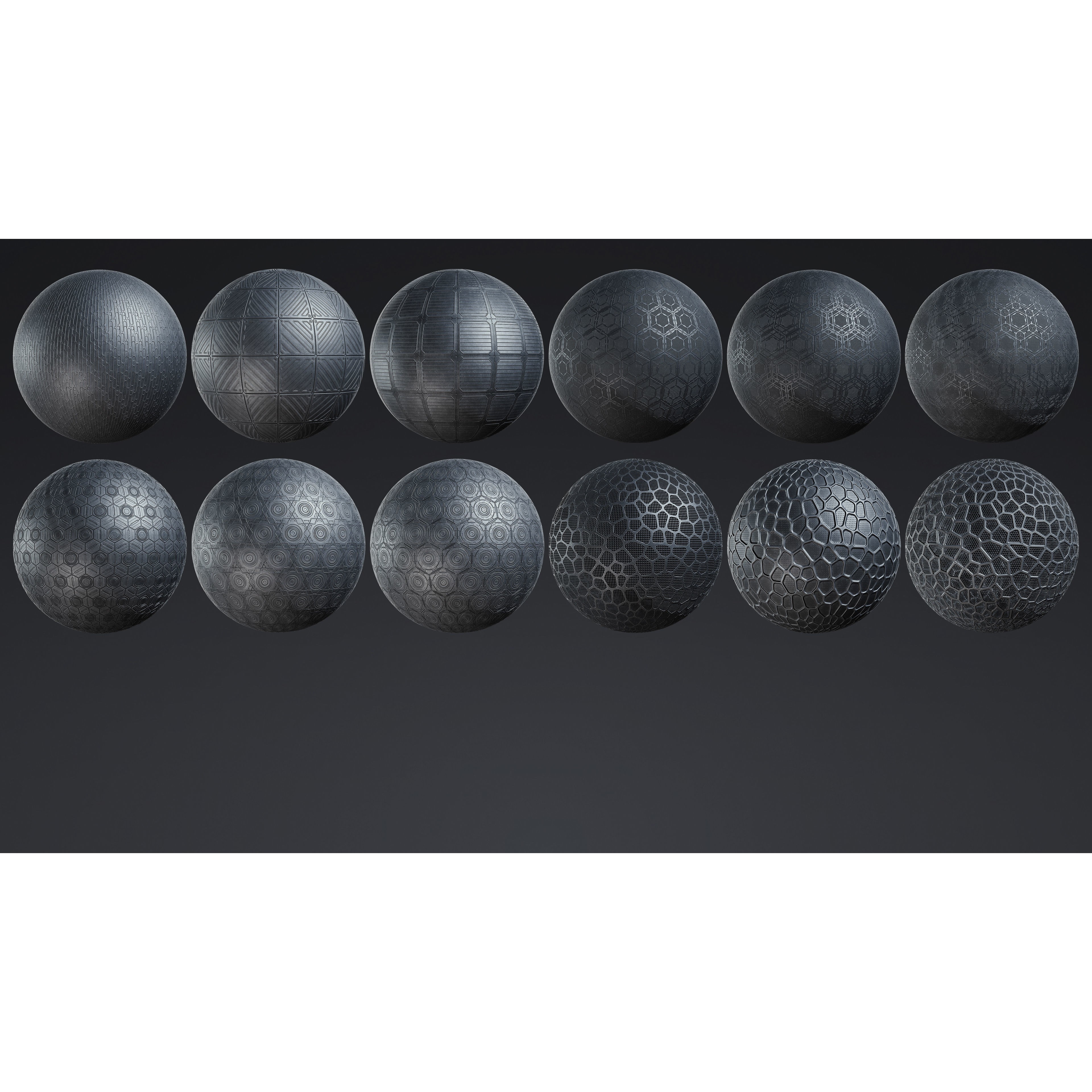 AstroMat Vol 01 - Sci-Fi Smart Materials 3D Model